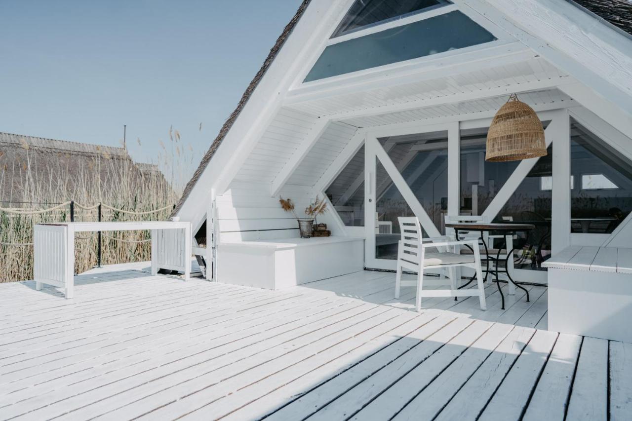 Seehuette Neusiedlersee - Strandhaus, Elektroboot Inklusive Rust Luaran gambar